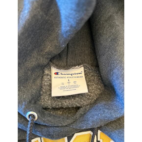 Champion Men's Wofford College Gray Hoodie Size Large - Picture 3 of 3